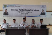 Kementerian Agama Kota Tangerang Kuatkan Pembinaan Remaja